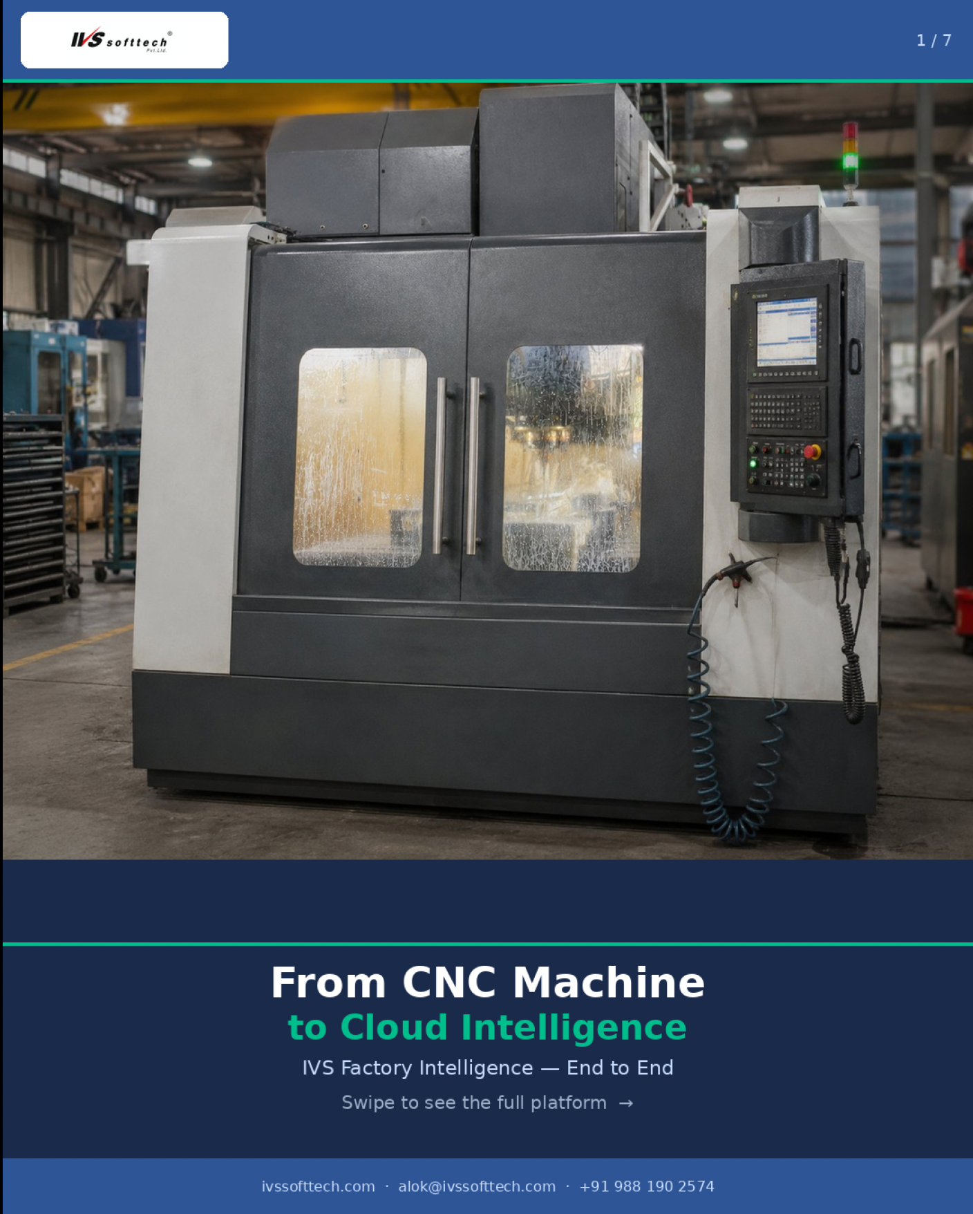 IVS Factory Intelligence — CNC to Cloud